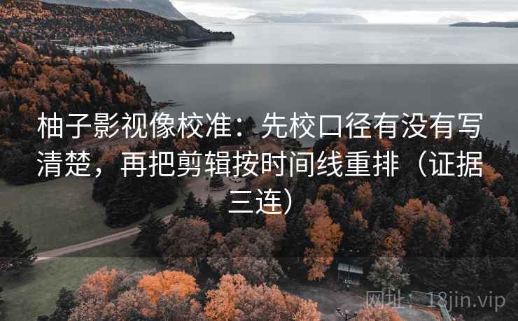 柚子影视像校准:先校口径有没有写清楚,再把剪辑按时间线重排(证据三连) 柚子影视像校准:先校口径有没有写清楚,再把剪辑按时间线重排(证据三连)